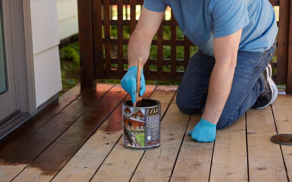 How to Stain a Deck for the First Time